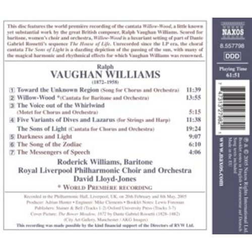 Naxos Vaughan-Williams: Willow-Wood