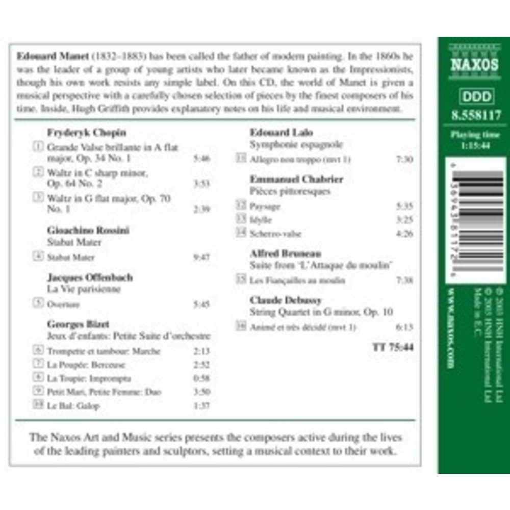 Naxos Manet - Music Of His Time