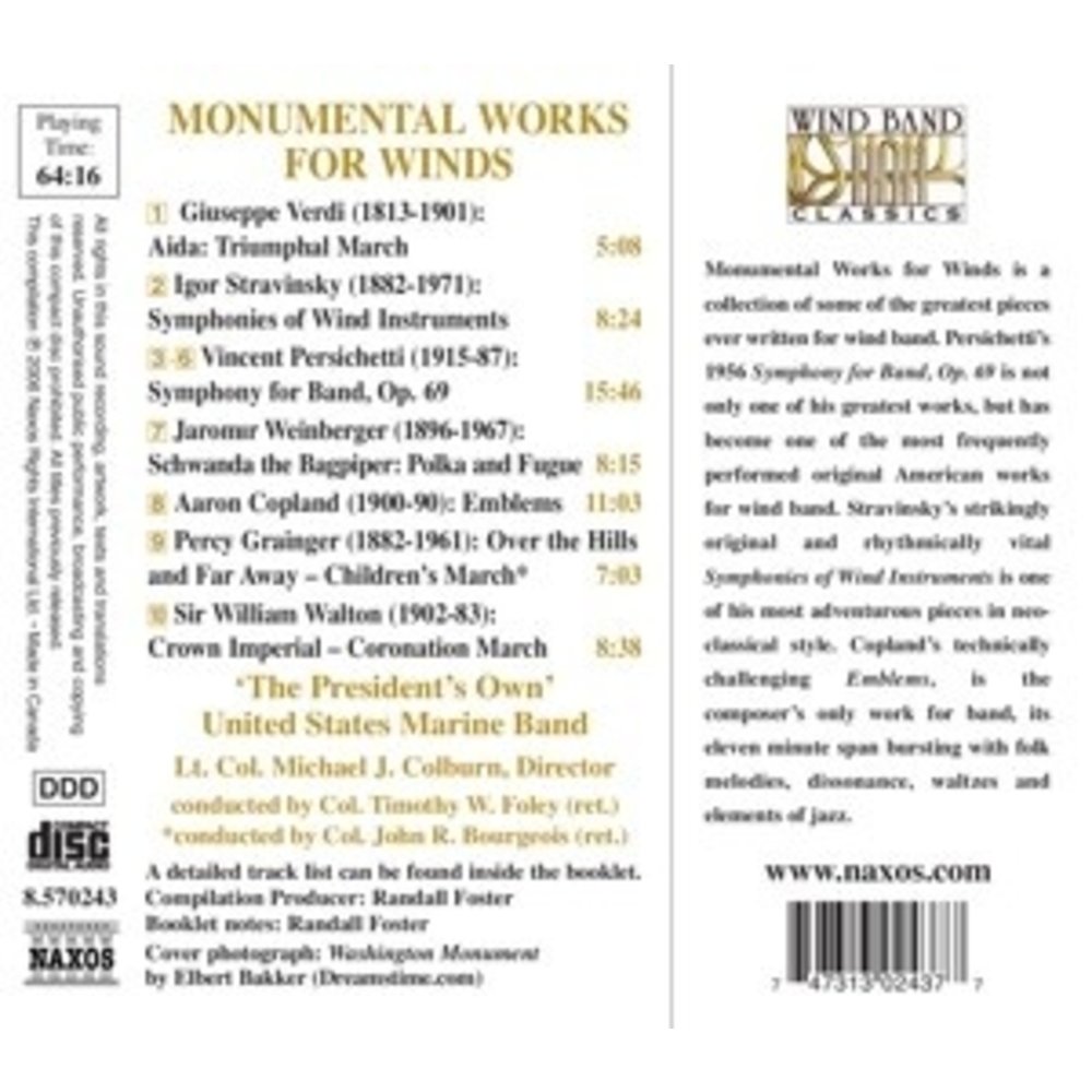 Naxos Monumental Works F. Winds