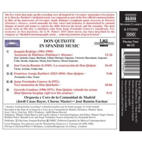 Naxos Don Quixote In Spanish Music