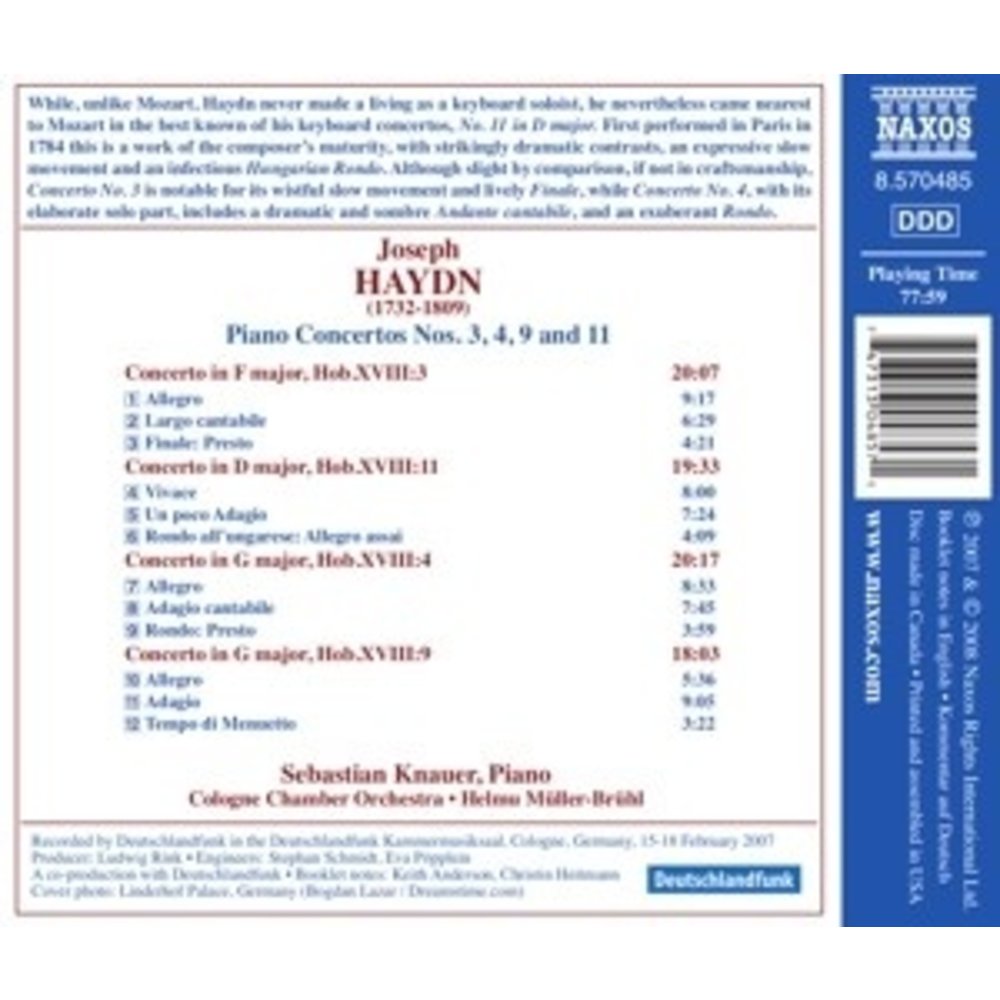 Naxos Haydn: Four Piano Concertos