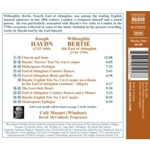 Naxos Haydn And The Earl Of Abingdon