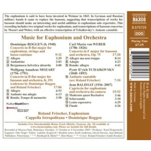 Naxos Music For Euphonium And Orchestra