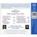 Naxos Dohnanyi: Violin Concertos 1 & 2