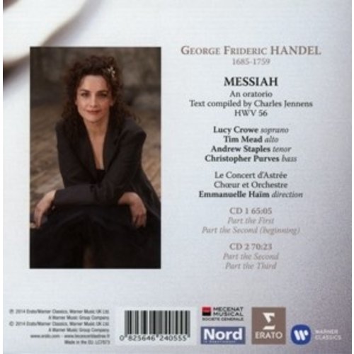 Erato/Warner Classics Messiah