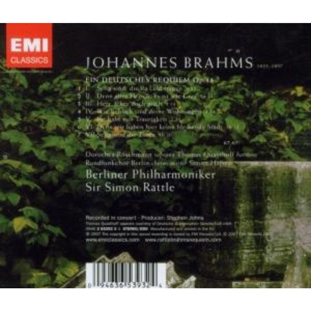 Erato/Warner Classics Brahms: Ein Deutsches Requiem