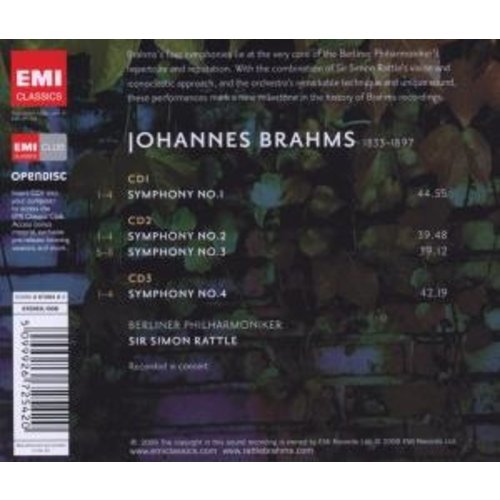 Erato/Warner Classics Brahms: The Symphonies