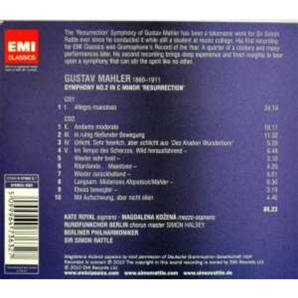 Erato/Warner Classics Mahler: Symphony No.2