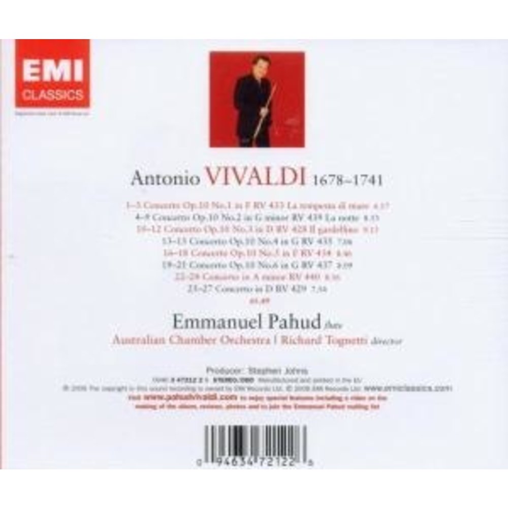 Erato/Warner Classics Vivaldi: Flute Concertos