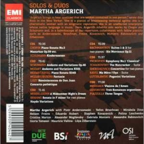 Erato/Warner Classics Martha Argerich - Solo & Duo P