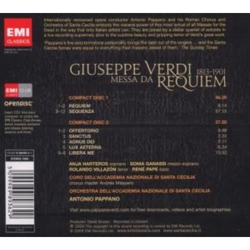 Erato/Warner Classics Verdi: Messa Da Requiem