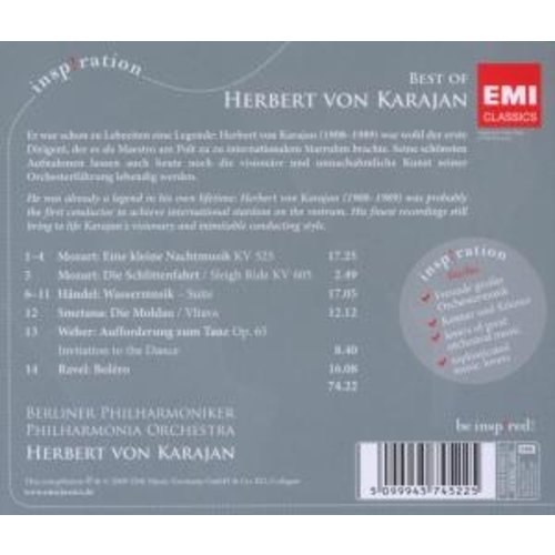 Erato/Warner Classics Herbert Von Karajan - Best Of