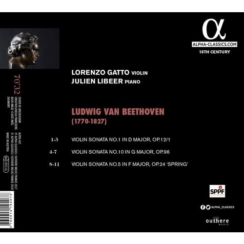 ALPHA Beethoven: Violin Sonatas No.1, 10, & 15 "Spring"