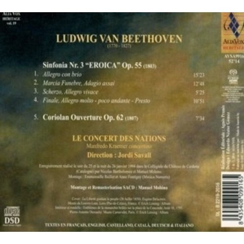 Alia Vox Beethoven: Sinfonia Nr. 3 'Eroica' Op. 55