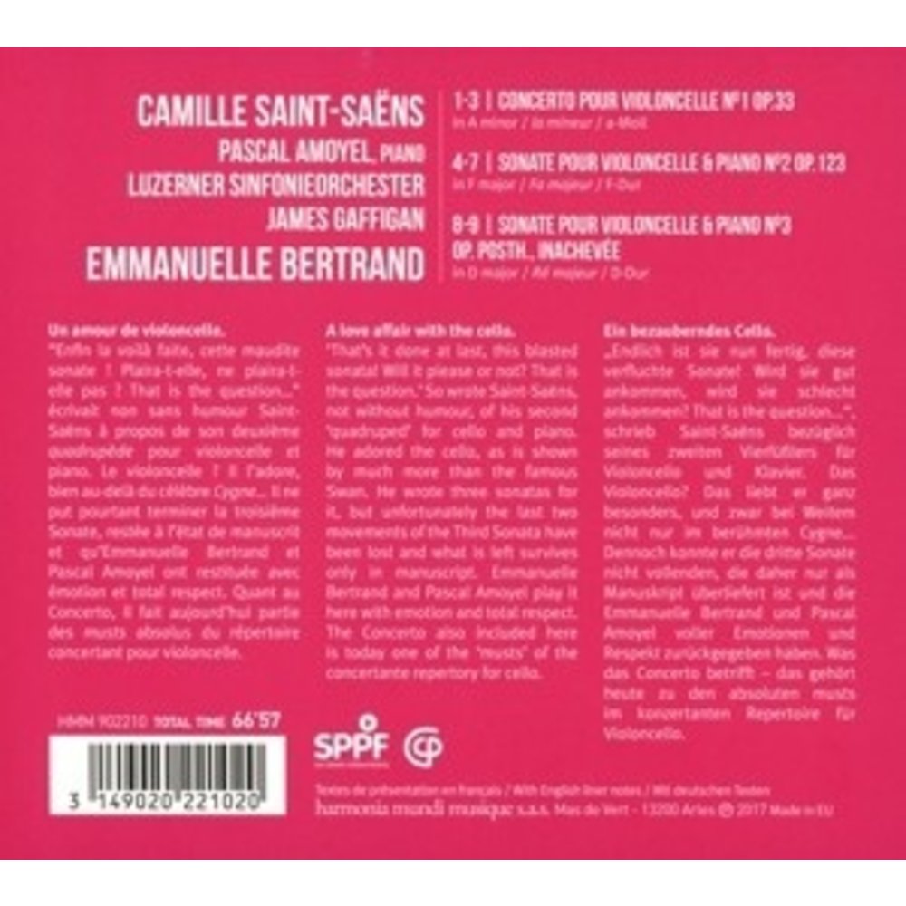 Harmonia Mundi Saint-Saens: Cello Concerto