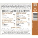 Naxos French Saxophone Quartets