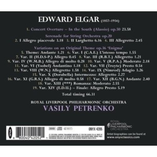 ONYX CLASSICS Elgar Enigma Variations