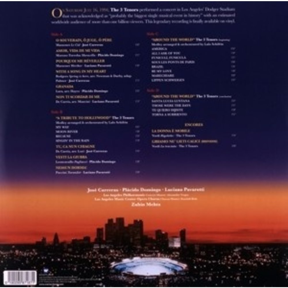 Erato/Warner Classics 3 Tenors In Concert