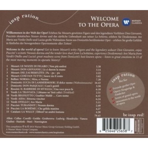 Erato Disques Welcome To The Opera