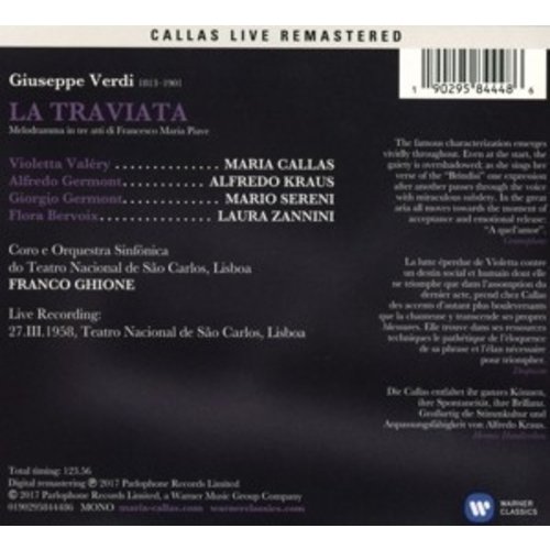 Erato/Warner Classics La Traviata (Lisboa, 27/03/195