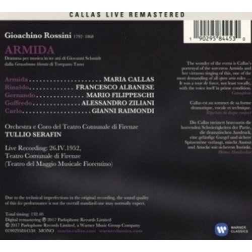 Erato/Warner Classics Armida (Firenze, 26/04/1952)