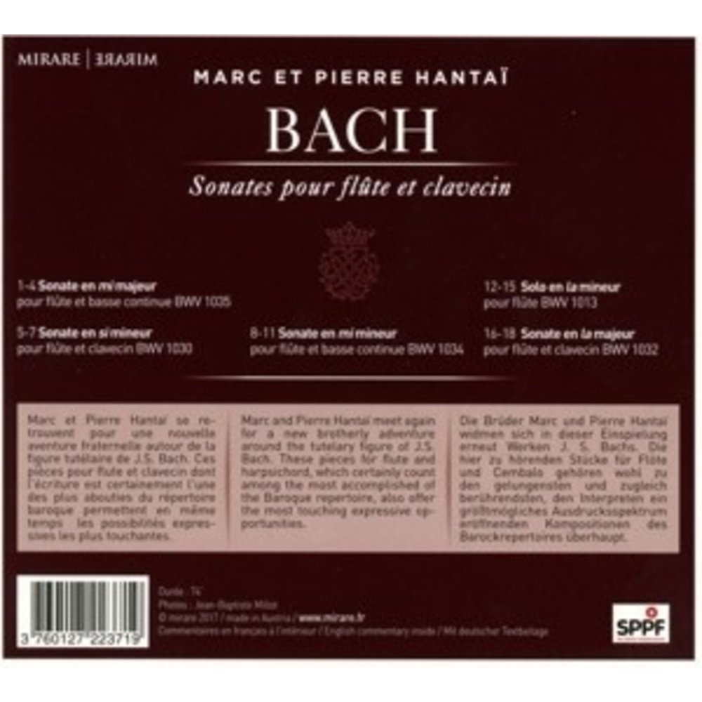 Mirare Sonatas For Flute And Keyboard