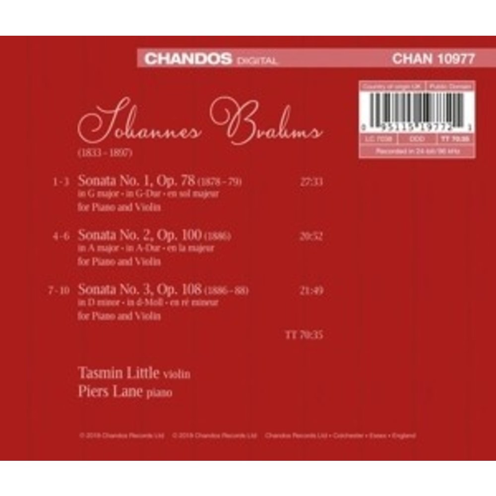 CHANDOS Violin Sonatas