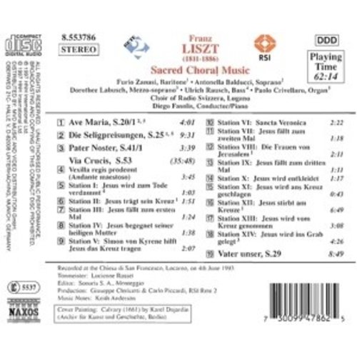 Naxos Liszt: Sacred Choral Music