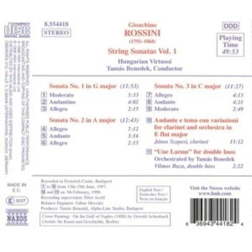 Naxos Rossini: String Sonatas 1-3