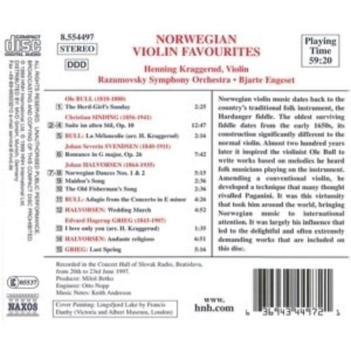 Naxos Norwegian Violin Favourites