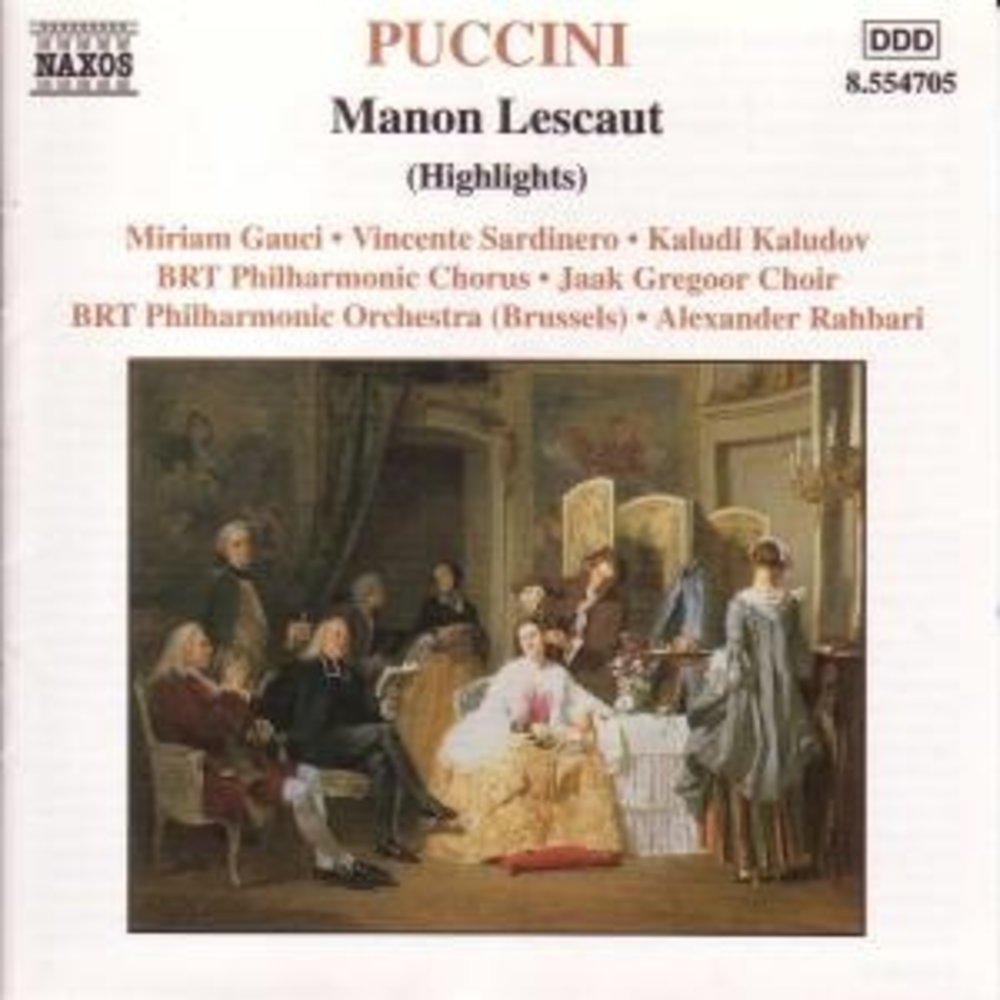 Naxos Puccini:manon Lescaut Highligh