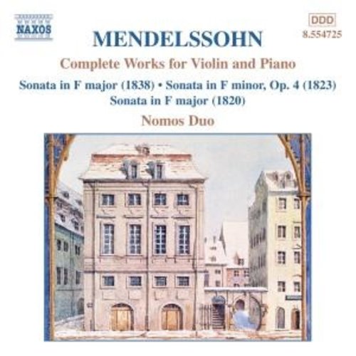 Naxos Mendelssohn:com.works For Viol