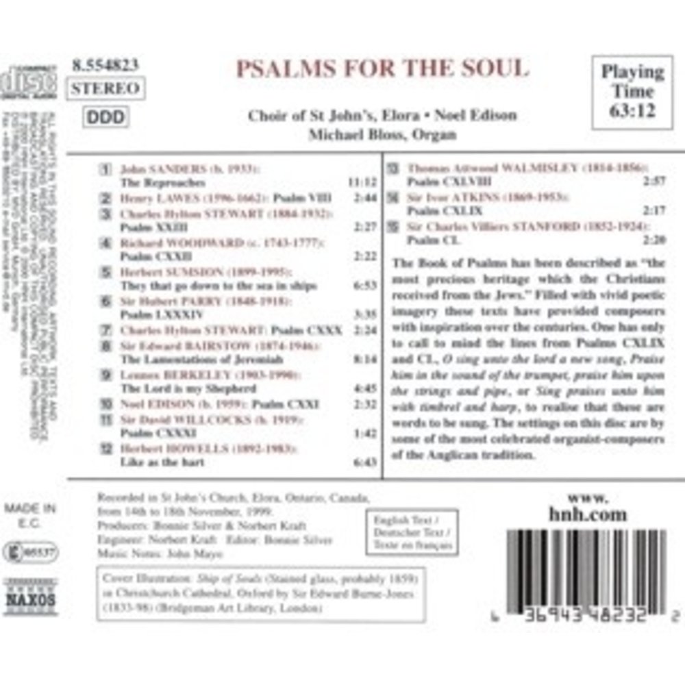 Naxos Psalms For The Soul