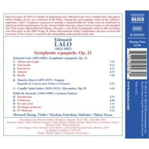 Naxos Lalo: Symphonie Espagnole