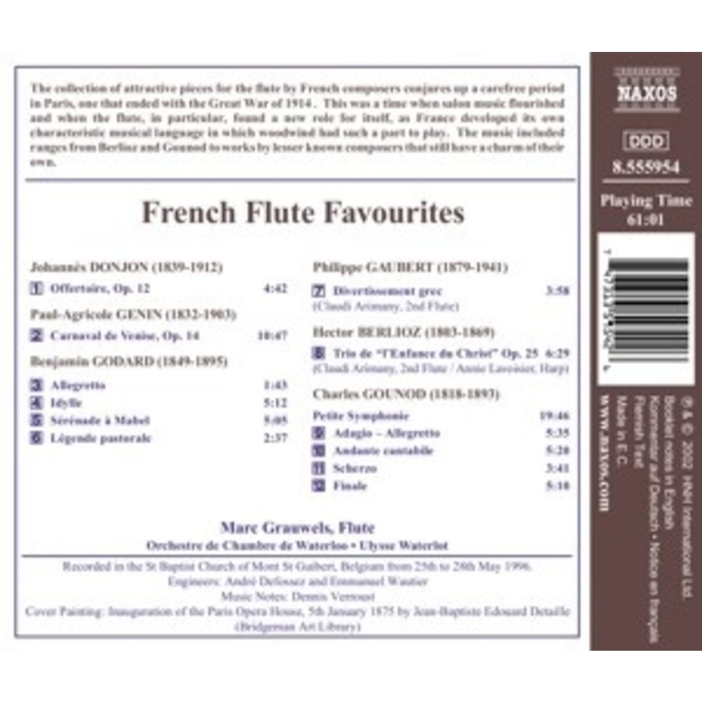 Naxos French Flute Favourites