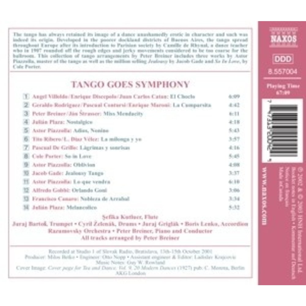 Naxos Tango Goes Symphony