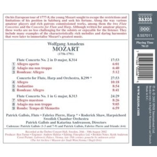 Naxos Mozart: Flute Concertos