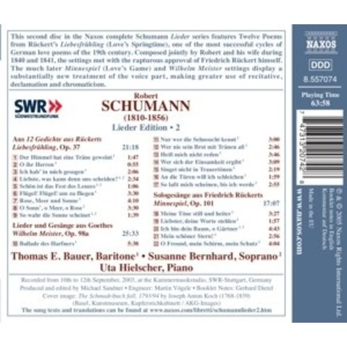 Naxos Schumann, R.:Lieder Edition .2