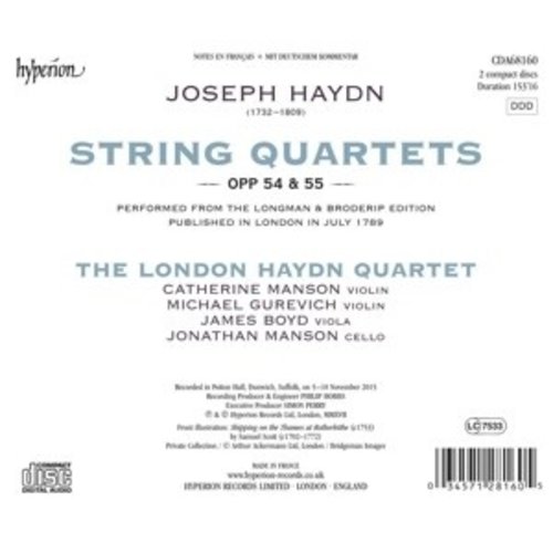 Hyperion String Quartets Op. 54 & 55