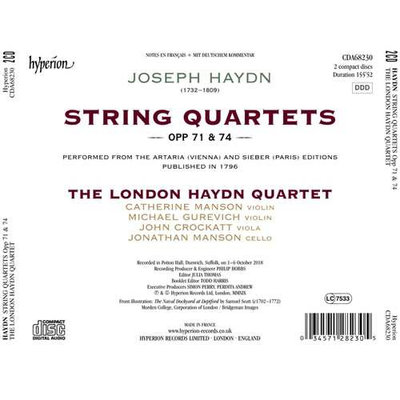 Haydn: String Quartets Opp 71 & 74