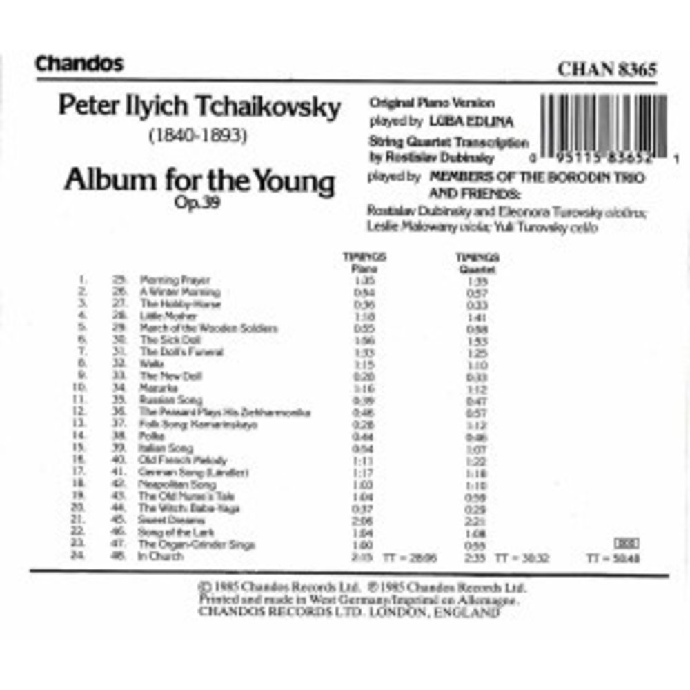 CHANDOS Album For Young