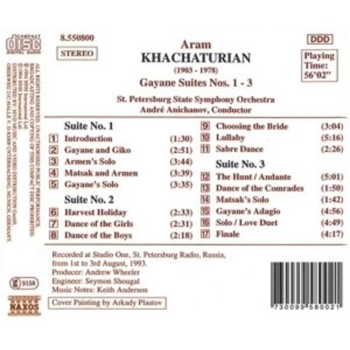 Naxos Khachaturian:gayane Suites 1-3