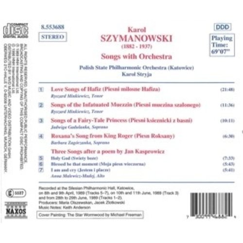 Naxos Szymanowski:songs W. Orchestra