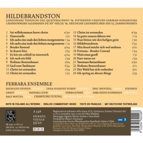 Hildebranston - Canzonieri Tedeschi Del