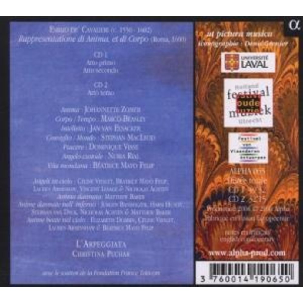 ALPHA Rappresentatione Di Anima Et Di Corpo