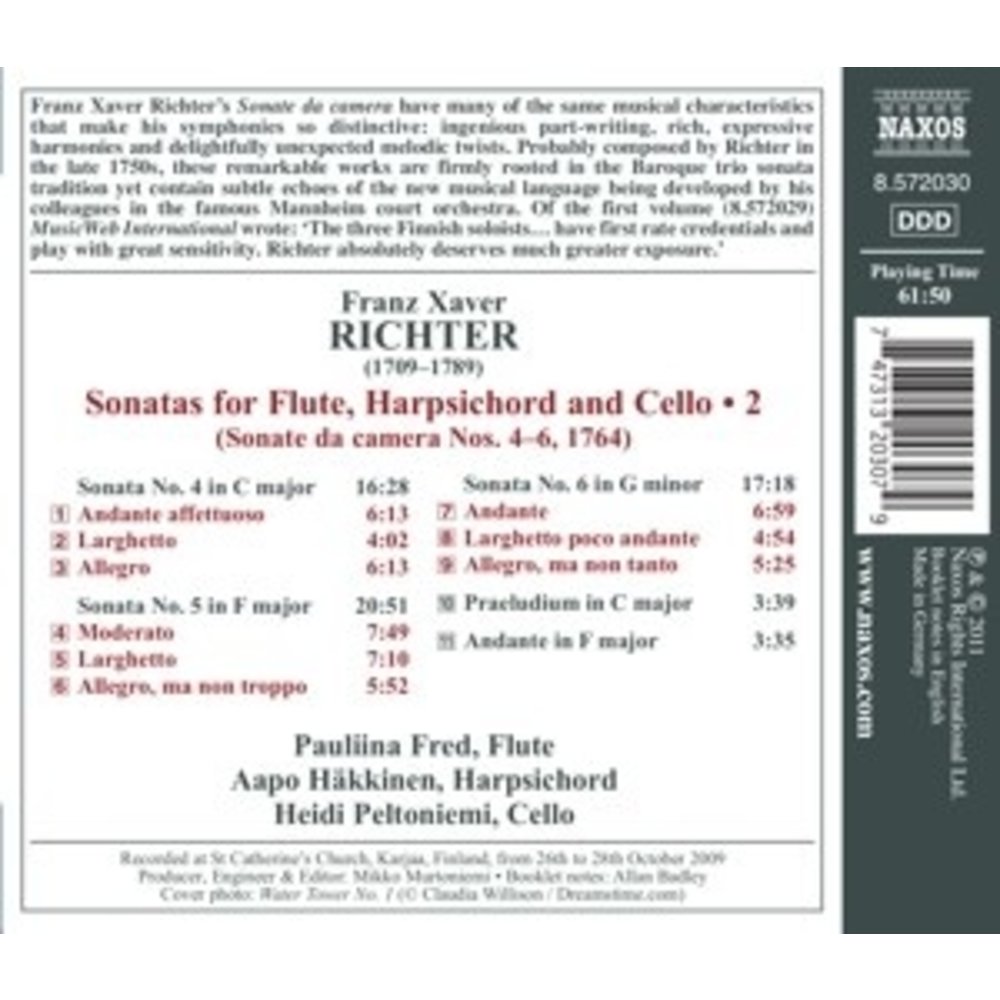 Naxos Richter: Flute Sonatas 2