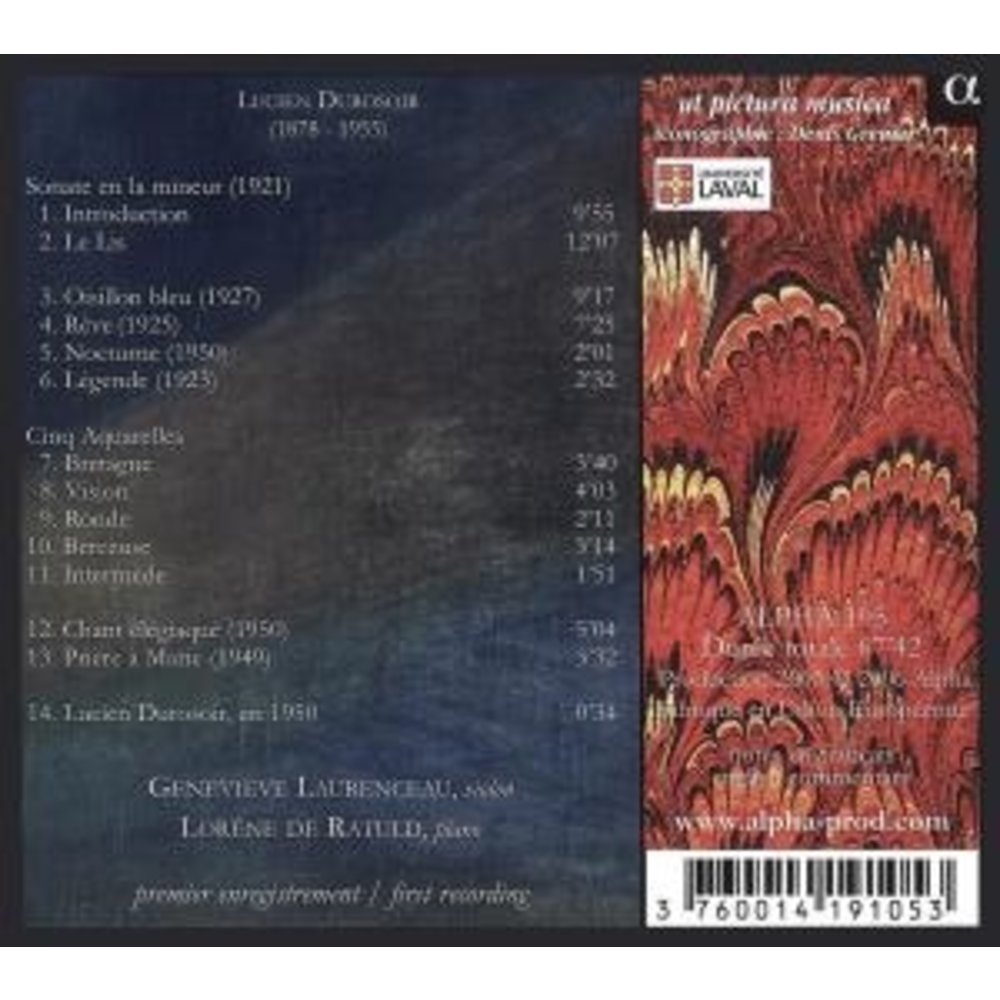 ALPHA Musique Pour Violon Et Piano