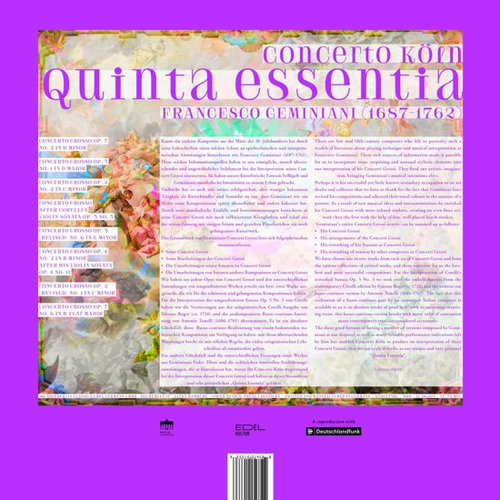Berlin Classics Geminiani: Quinta Essentia (2-LP)