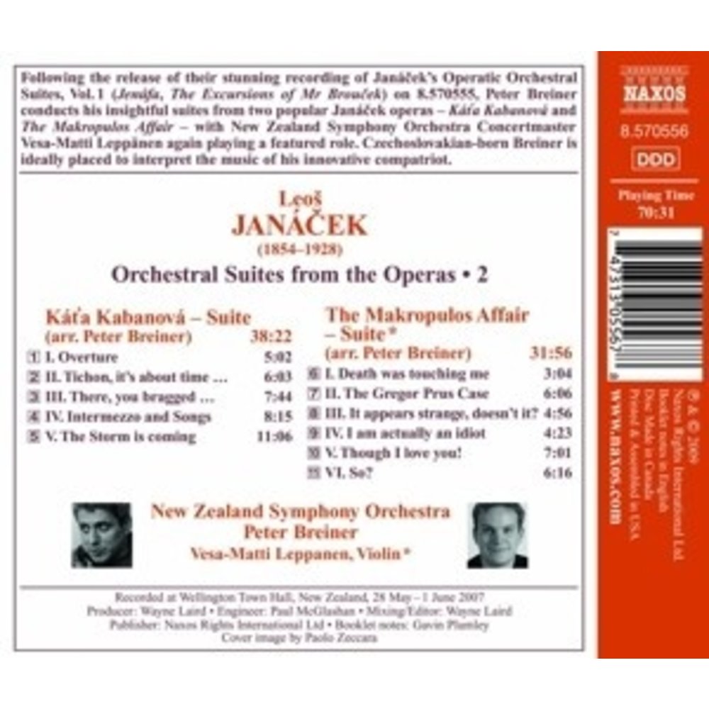 Naxos Janacek: Orchestral Suites 2