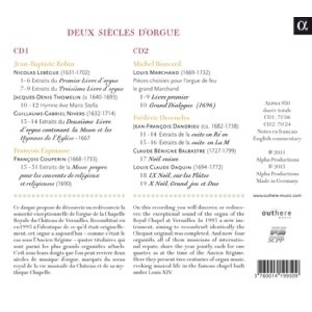 ALPHA La Chapelle Royale Du Chateau De Versail